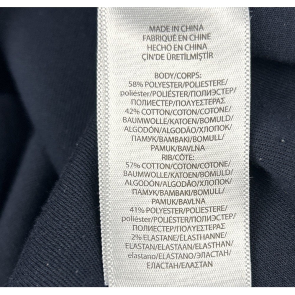 Polo Ralph Lauren Men's M Jacket Sweatshirt Blue Full Zip Pony Pockets Preppy - Picture 7 of 8